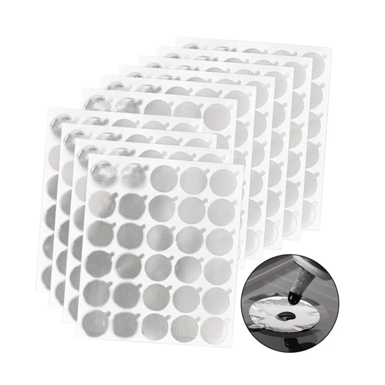 300 قطعة منصات ملصق احباط (10 ورقة) رمش تمديد لاصق الغراء البليت ملصق منصات ، حامل لاصق وسادة لاش ملصق