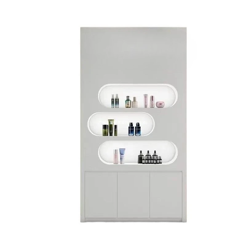 Paint Cosmetics Display Cabinet Product Cabinet Skin Care Products Live Room Showcase