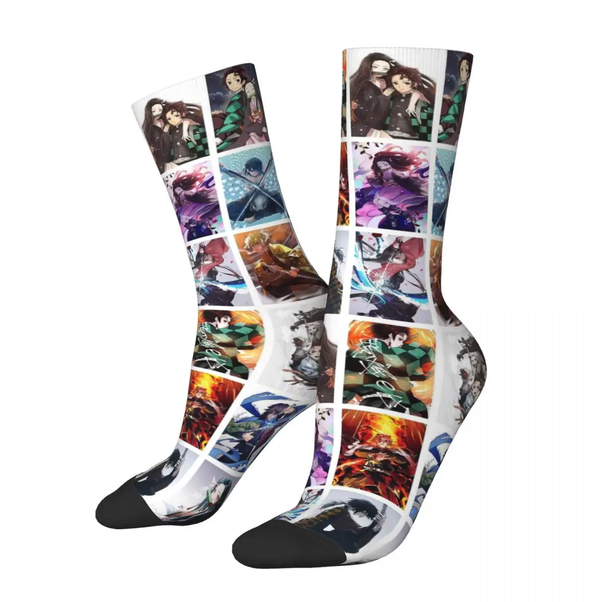 Kimetsu No Yaiba Demon Slayer Men Women Socks Leisure Beautiful Spring, Summer, Autumn, and Winter Dressing Gifts