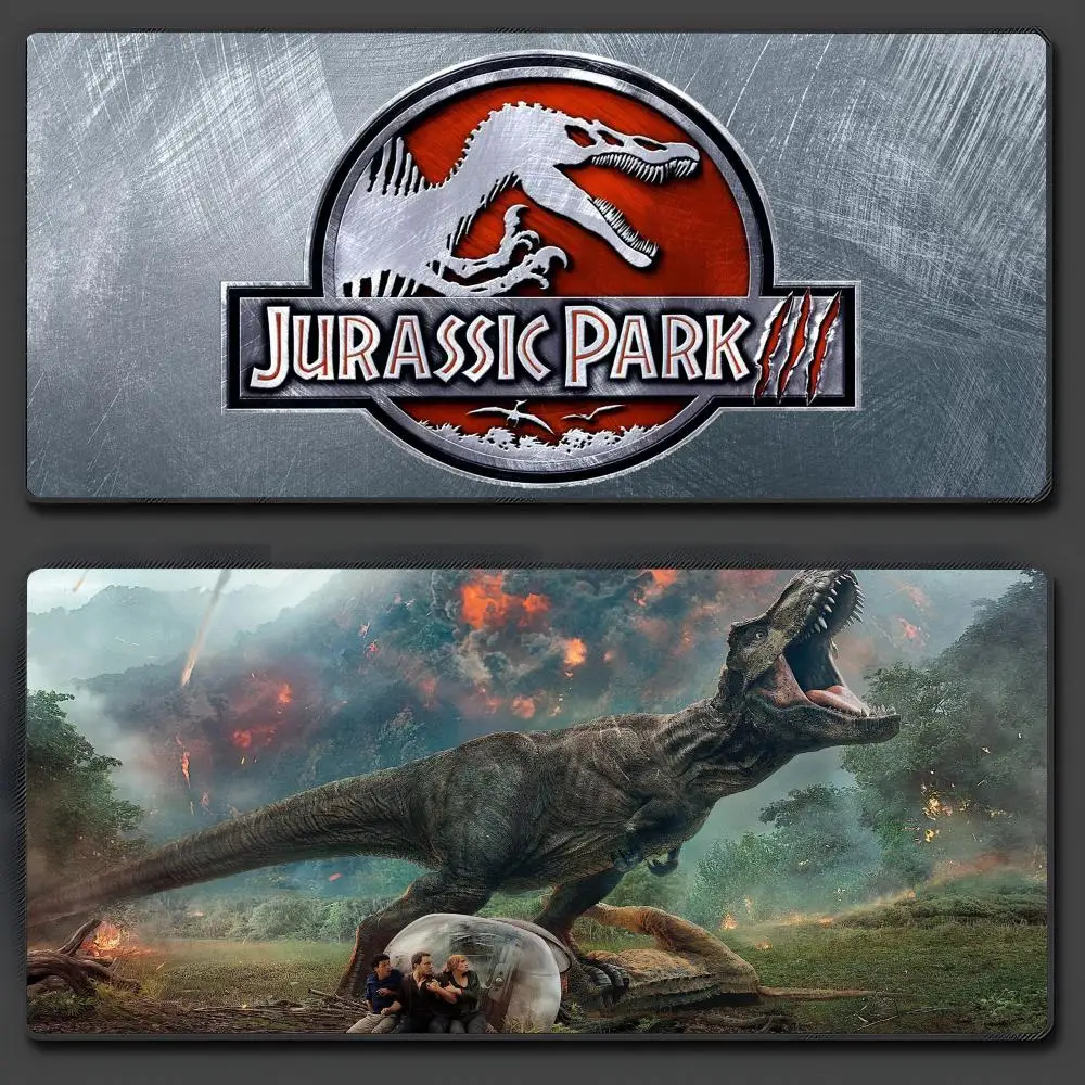 

Jurassic Park In Stocked Large Mouse Pad Large Anti-Slip Rubber Gaming MousePad Durable Desk Pad Thick Seam Edge Suitable For Of
