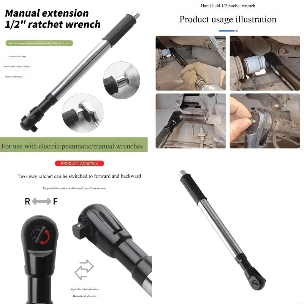 extended-handle-ratcheting-wrench-ergonomic-grip-for-automotive-maintenance-diy-projects