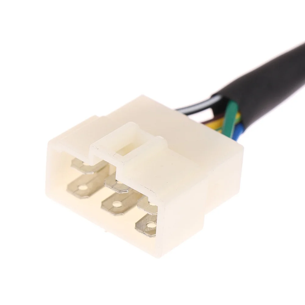 Key Lock Combination Switch for Generator Ignition Start with 6 Wire Connections Compatible with For GX160 Gas Generator Models