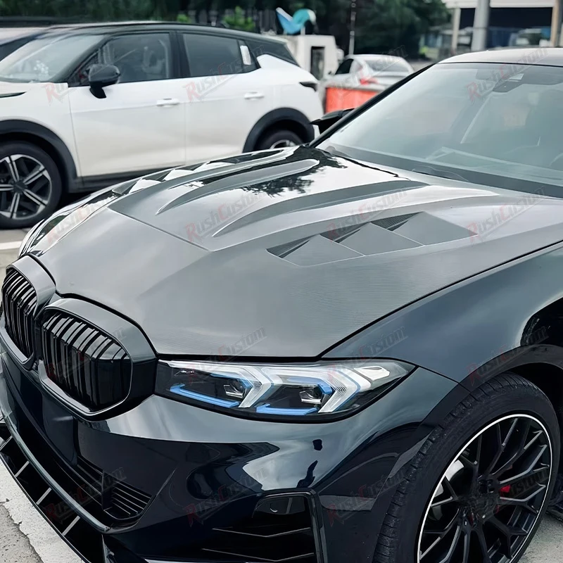 For BMW 3 Series G20 G28 M Style Carbon Fiber Hood Precision Fitment Modern Sport Design Engine Cover Upgrade Premium Quality