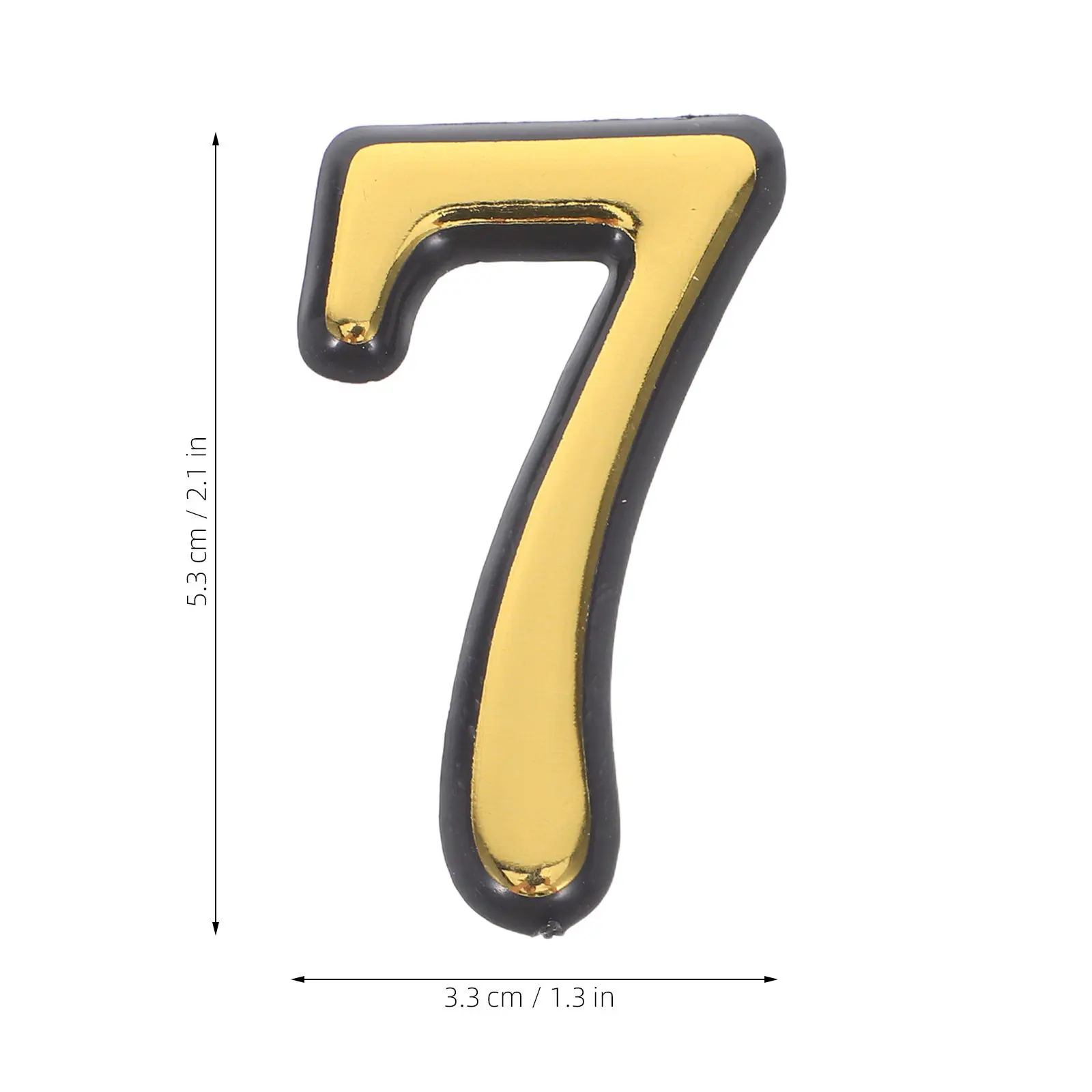 2Sets Mailbox Number Stickers Self-Adhesive Weatherproof House Numbers for Outdoor Doors Trash Bins Address Identification