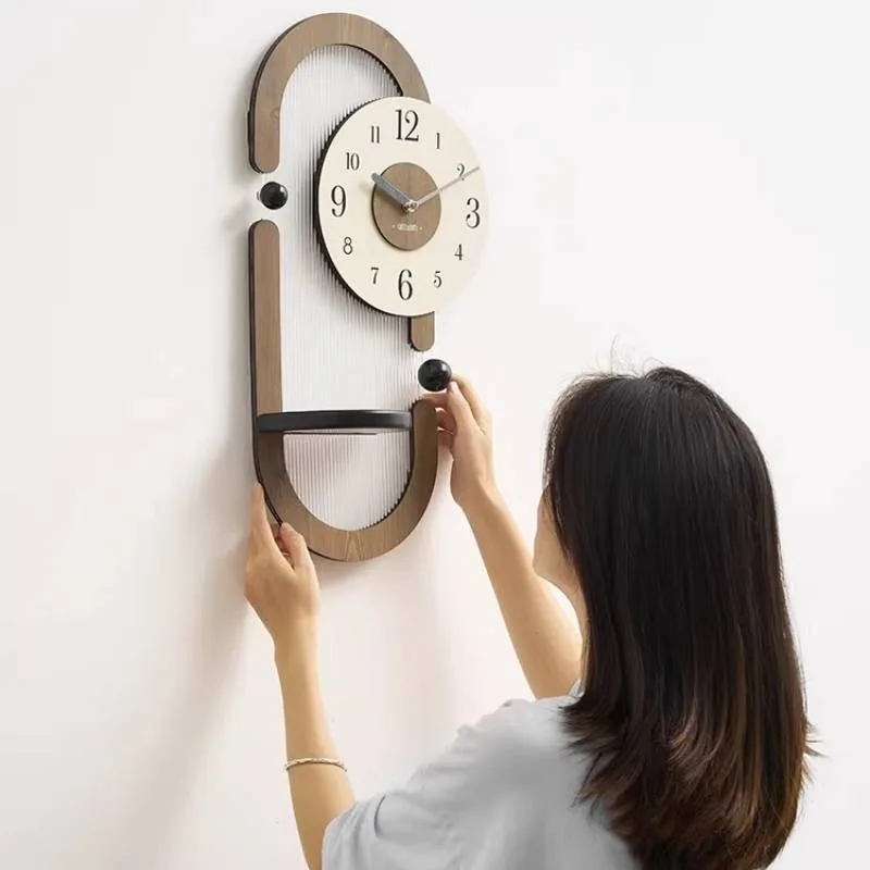 Cozy Wall Clock Aesthetic Large Youth Wall Clock Design Frame Fashion Nordic Classroom Modern Cute Orologio Da Parete Mechanism