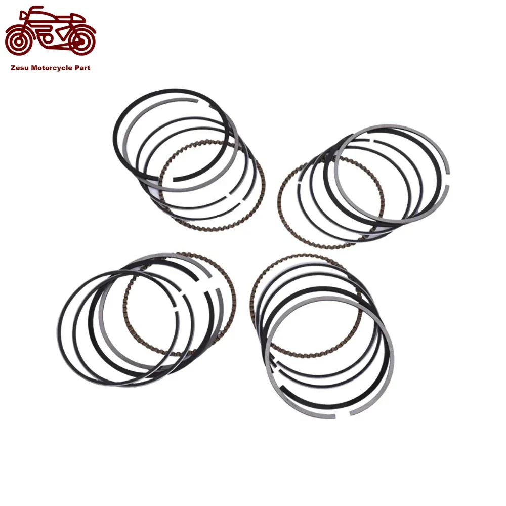 Kit de anillo de pistón de motor STD 55mm para HONDA CB400 CB 400 Super Sport Edición Especial 11 CB400 Super Bol D'or 2005-2015, 4 juegos