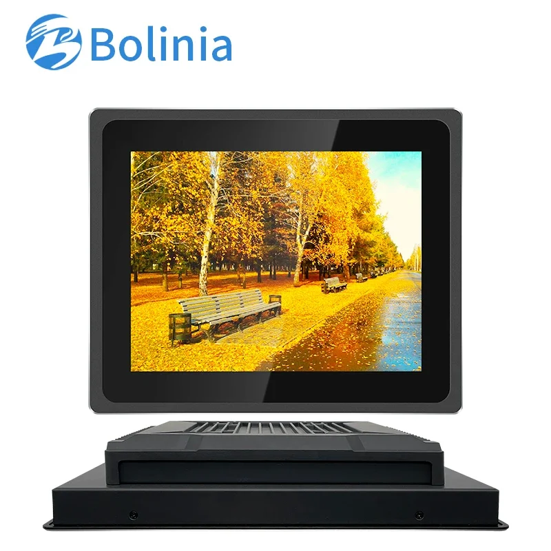 12 inch  x86 J1900 panel pc linux  fanless waterproof mini industrial touchscreen computer all in one panel pc