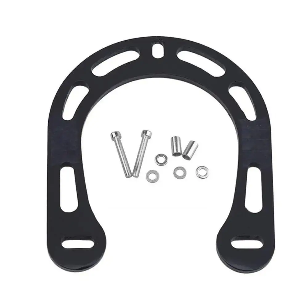 ملحقات ركوب الدراجات دراجة الفرامل الداعم الدراجة الجبلية مع مسامير فرامل على شكل حرف V تعزيز ورقة سبائك الألومنيوم متينة #5