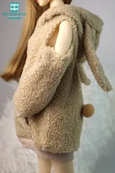 적합 58-60cm 1/3 BJD 옷 DD SD 인형 액세서리 패션 모피 만화 코트 소녀의 선물