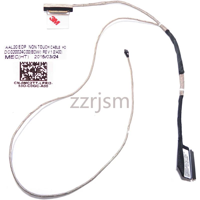 LCD Video Cable No-Touch for Dell Inspiron 3558、5555、5558、5559、DC020024C00 AAL20