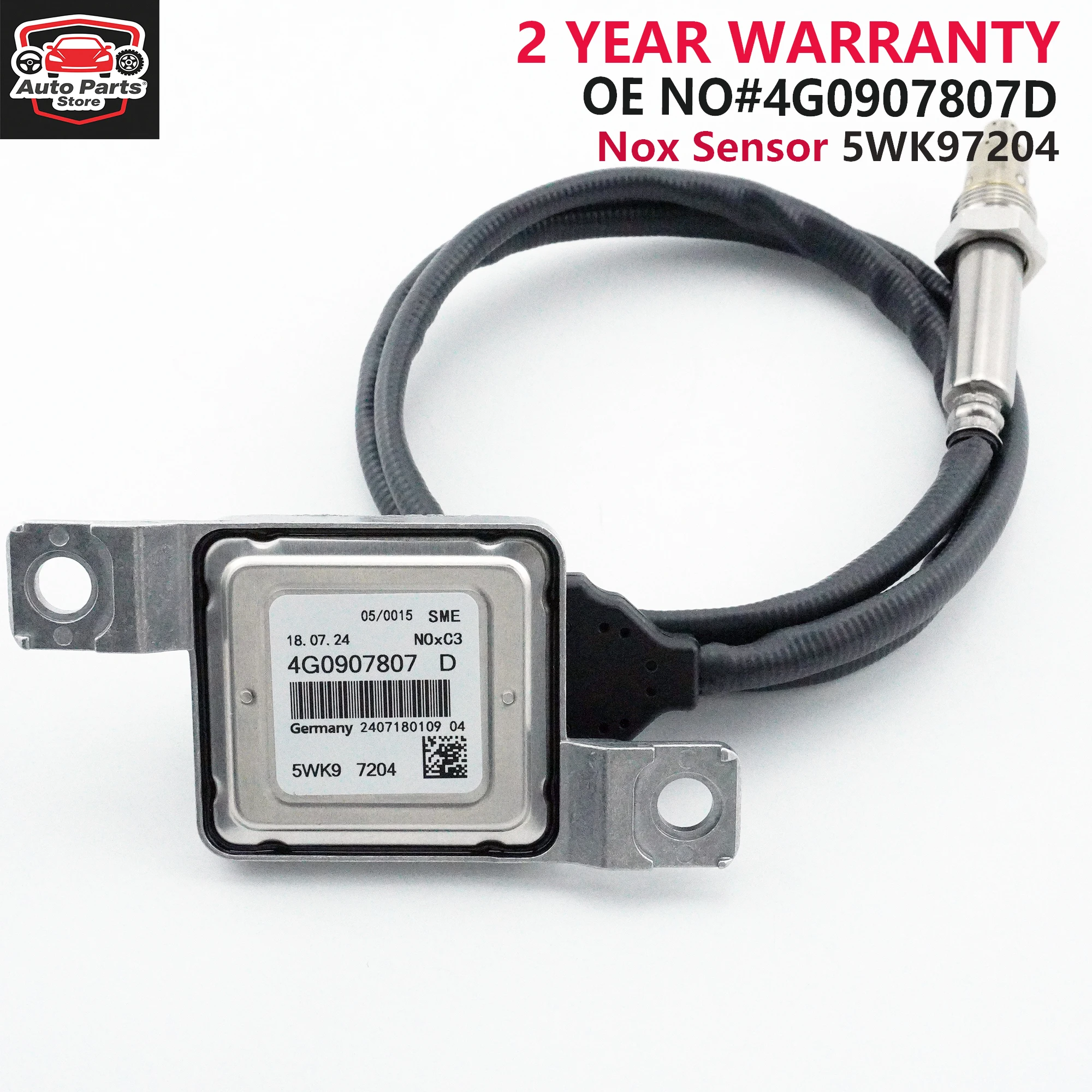 

4G0907807D 5WK9 7204 5WK97204 Front Nox Sensor Fit For AUDI A6 S6 A7 Sportback Quattro 3.0 TDI CPNB 2011-2019