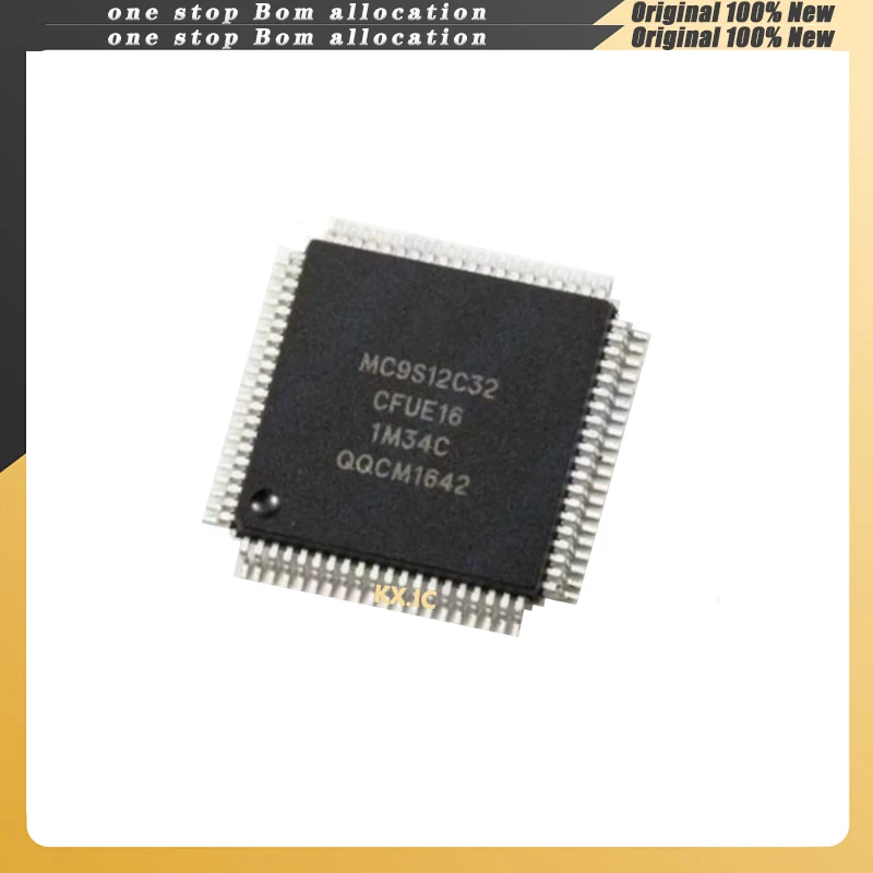 MC9S12C32CFUE16  MC9S12C32C  CS12C32CFUE16   QFP-80  1PCS/LOT    MStock NEW Original