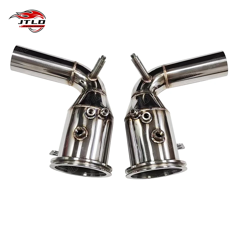 Upgraded Turbo Downpipe - High Flow 304SS Exhaust For Porsche 992 Carrera With Opf