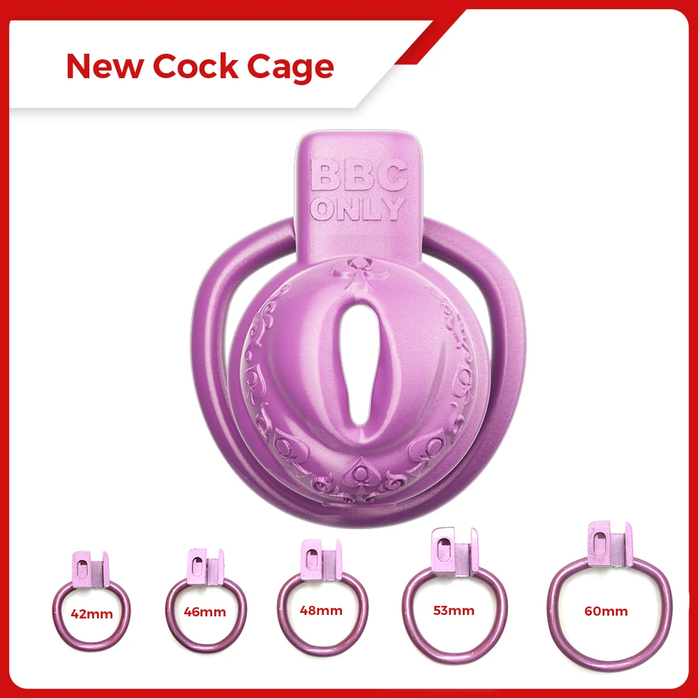 

Pussy Vaginal BBC Male Chastity Cage Bondage Lock Penis Ring BDSM Cock Cage Gay Ladyboy Sissy Men Adult Sex Toys