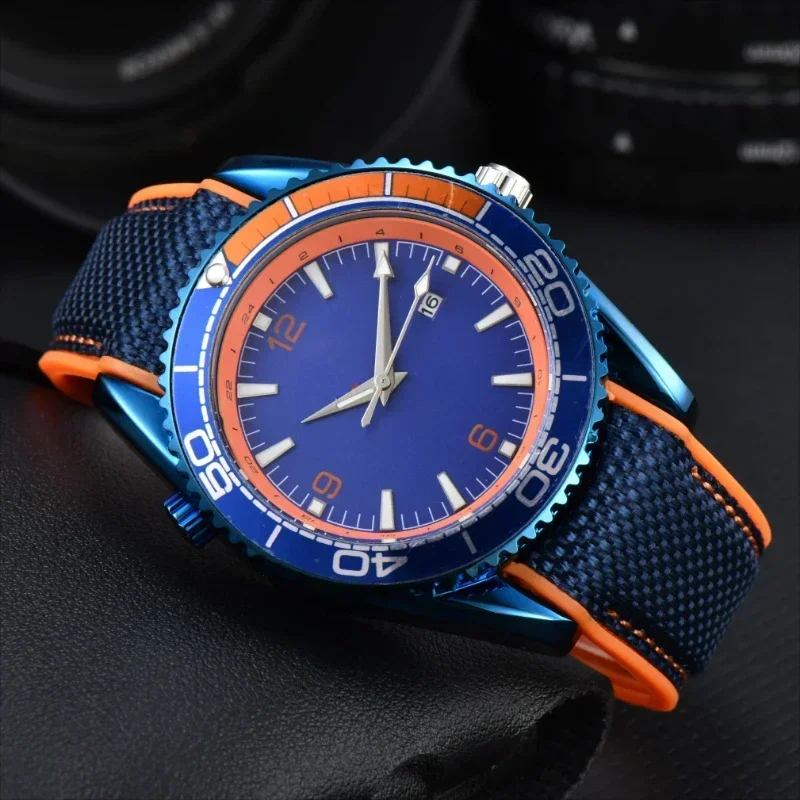 Automatic Mechanical Watch Male American Stainless Steel Scratch Proof Waterproof Diving Watch Business Leisure Watch