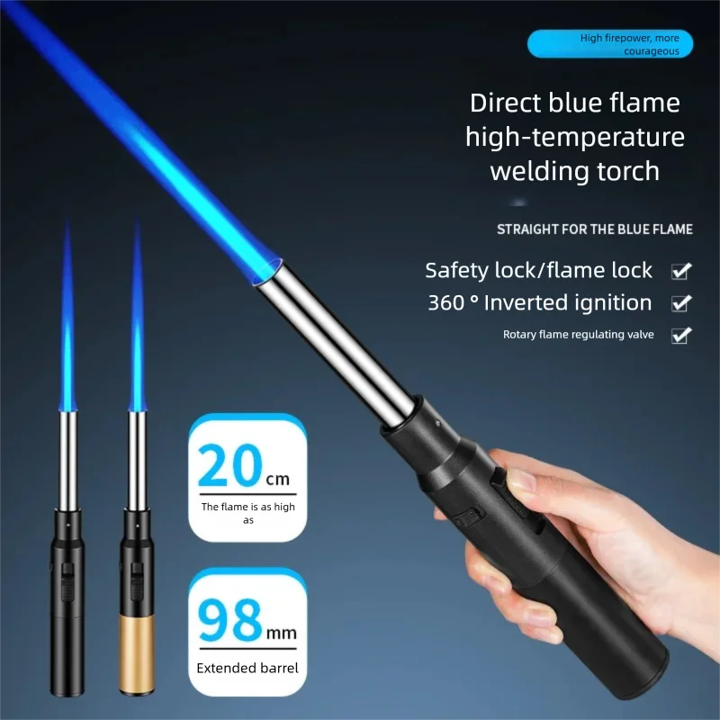 OB-958， New model, long handle, intense fire, high temperature, cigar gun, moxibustion ignition, inflation, windproof, lighter