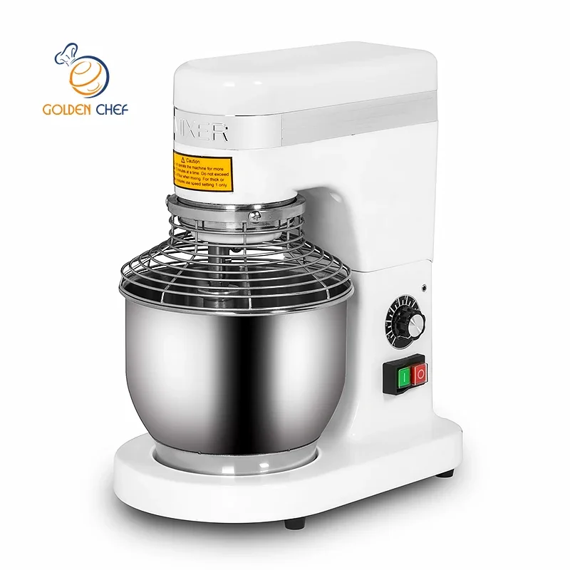 

Golden Chef bakery equipment CE approved small spiral dough mixer mini planetary mixer 7l stand mixer 5l