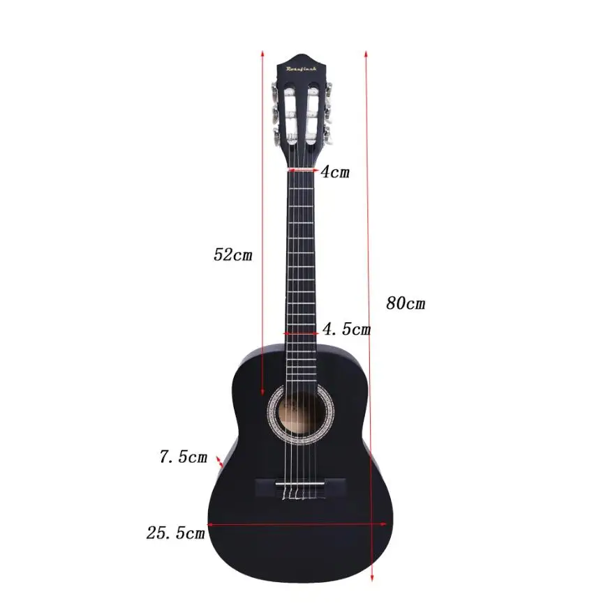 30 Inch Classical Guitar/ 21/23 Inch Ukulele For Beginner Children Mini Guitar for Home-schooling with Accessories RU Shipping