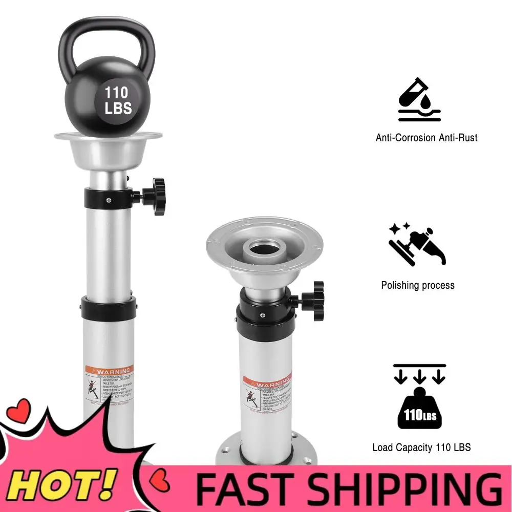 

3-Level Pneumatic Table Leg Base Air-Powered Table Stand Bracket Telescopic RV Table Pedestal Stand Leg for RV Marine Boat Yacht