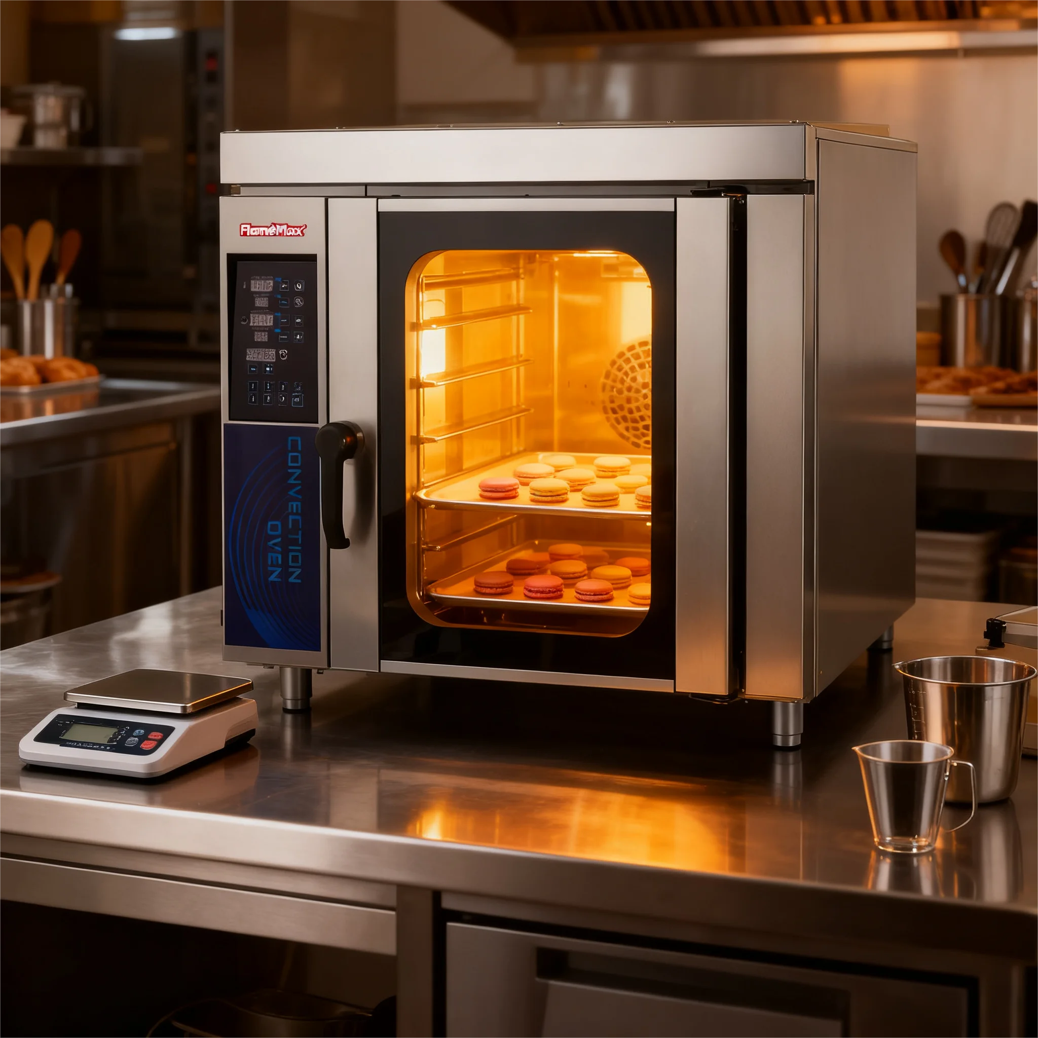 High Efficiency Electric Oven Kitchen Commercial Rotary Hot-air Convection Baking Oven Pizza Oven Rotating for Bakery