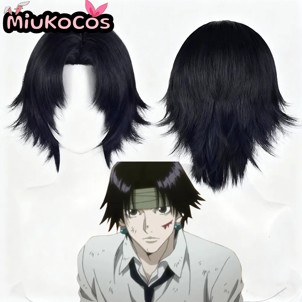 IN STOCK クロロ＝ルシルフル Chrollo Lucilfer Cosplay Wig MiukoCosplay Anime Hunter x Hunter Cosplay
