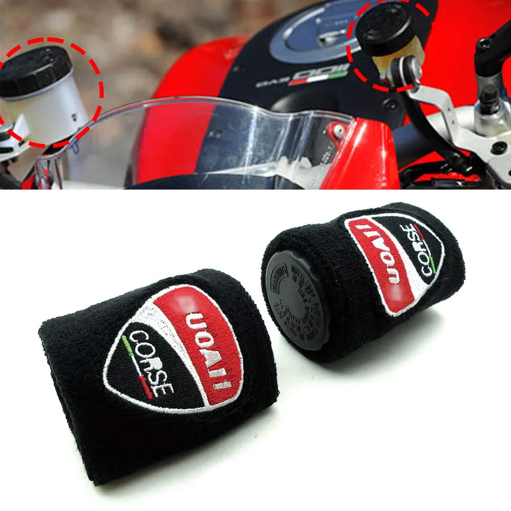 

For DUCATI Monster 1000 1100 1100S 1100EVO Motorcycle Front Brake Fluid Reservoir Cup Oil Tank Sock Sleeves Accessories