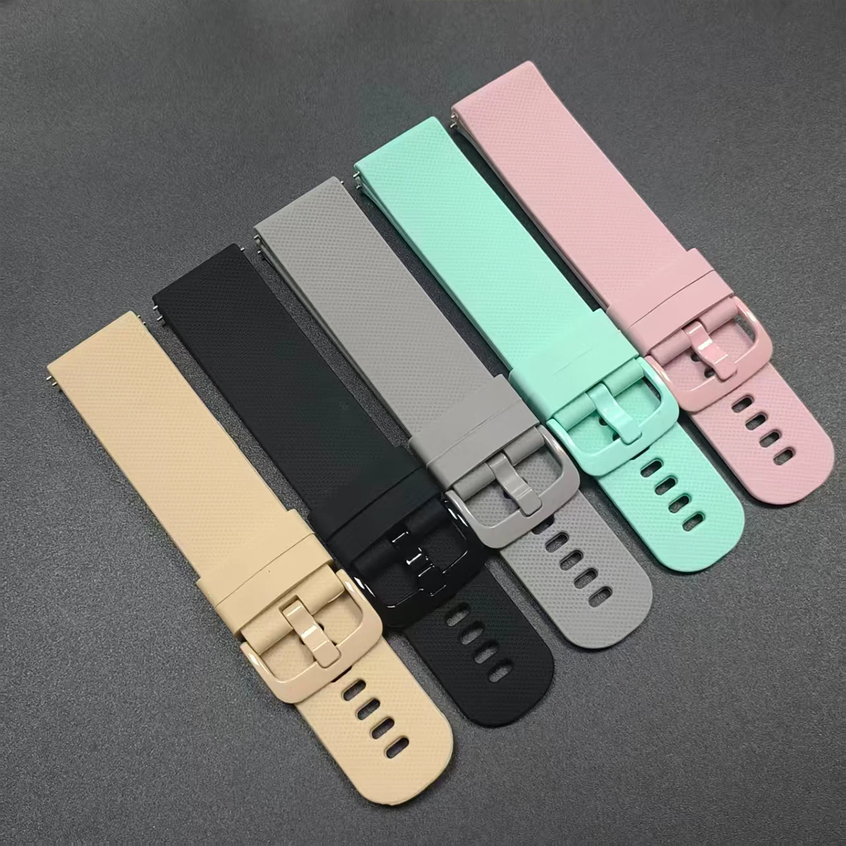 Rubber Watch Strap 22mm 20mm For Huami Amazfit BALANCE 2 Band GTR 4 2 2E GTR3 Pro/GTS 4/2 mini GTS 3/Bip 6 5 4 Silicone Bracelet