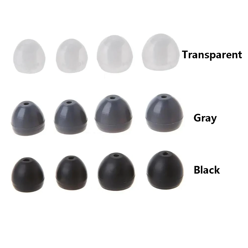 2ชิ้น/1คู่ซิลิโคนหูฟังอินเอียร์สำหรับ Shure เอียร์บัดแผ่นรองหูหมวกปลายหูฟังหูฟัง