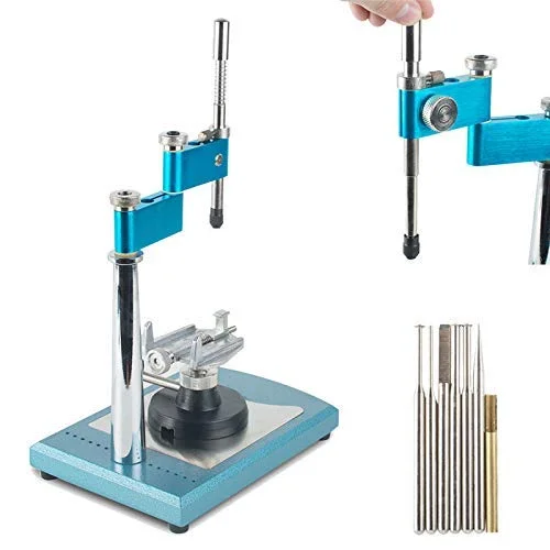 

DDental Lab Parallel Surveyor Visualizer Adjustable Spindle Equipment Simple Square Base Parallel Observation 7 Pcs Burs JT-10
