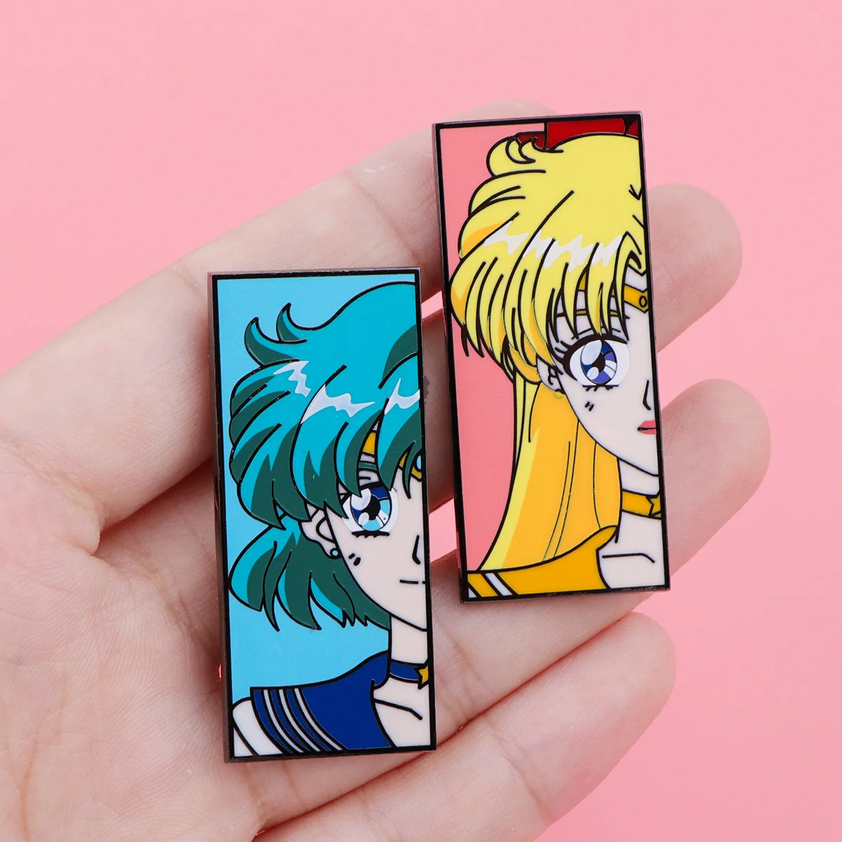 

Cute Cat Enamel Pins Anime Girls Brooches Badges for Backpacks Jackets Hats Retro Collection Gifts Cosplay Accessories