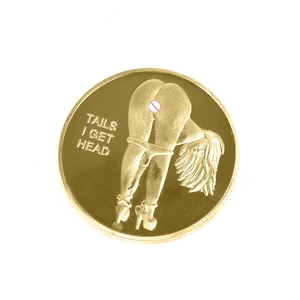 1 Stück Mädchen Münzen sexy Mädchen Gedenken glückliche Mädchen Münzen Goldmünzen 8 Hauptverkäufe goldene Währung - №8