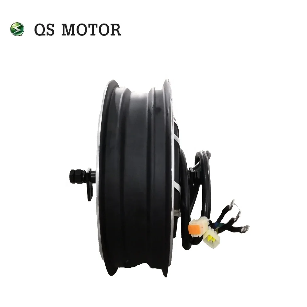 QS Motor 14*3.5inch 3000W 260 V4 hot sale BLDC gearless motor in-wheel hub motor for ectric scooter