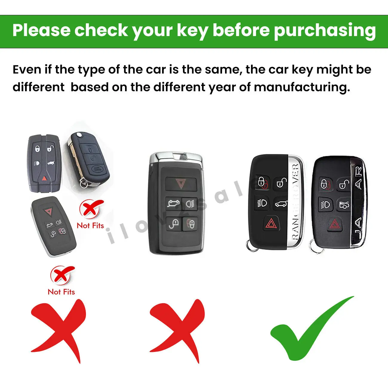 1 قطعة حافظة مفاتيح السيارة فوب شل غطاء 5 زر غطاء مفتاح لاند روفر رينج روفر سبورت إيفوك جاكوار XF XJ X اكسسوارات السيارات