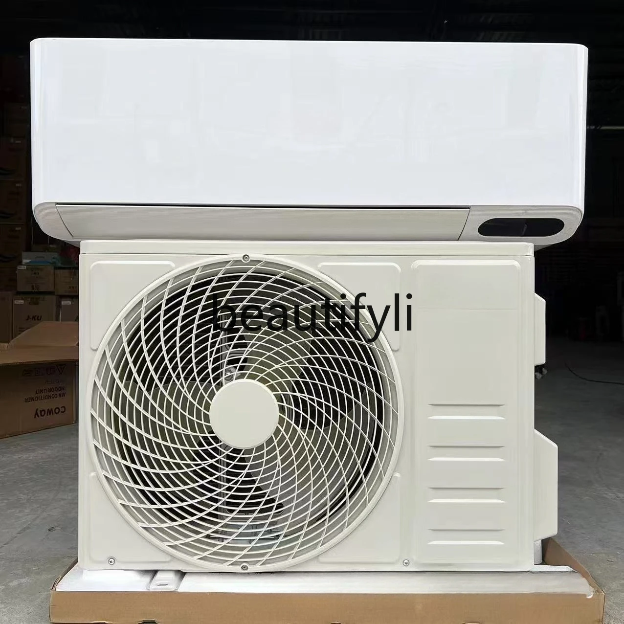 

Wall-mounted air conditioner 1hp 1.5hp horse 9K 12K frequency conversion heating and cooling household on-hook air conditioner