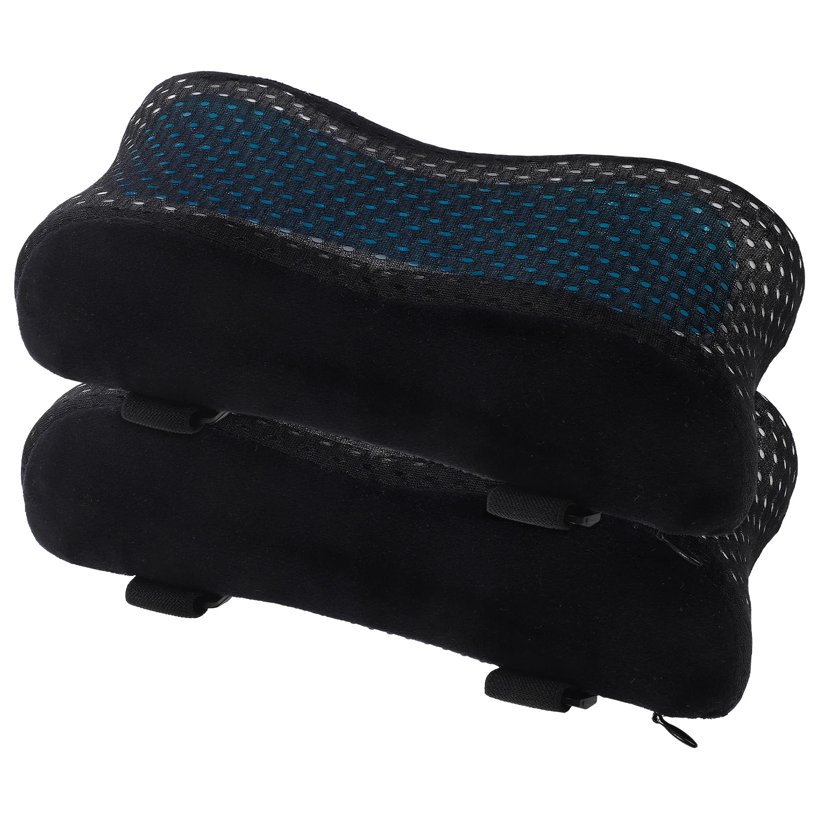 

2pcs Armrest Pad Ergonomic Breathable Cushion for Black Gaming Arm Pads Office Supplies Desk Chair Elbow Support Computer Chair
