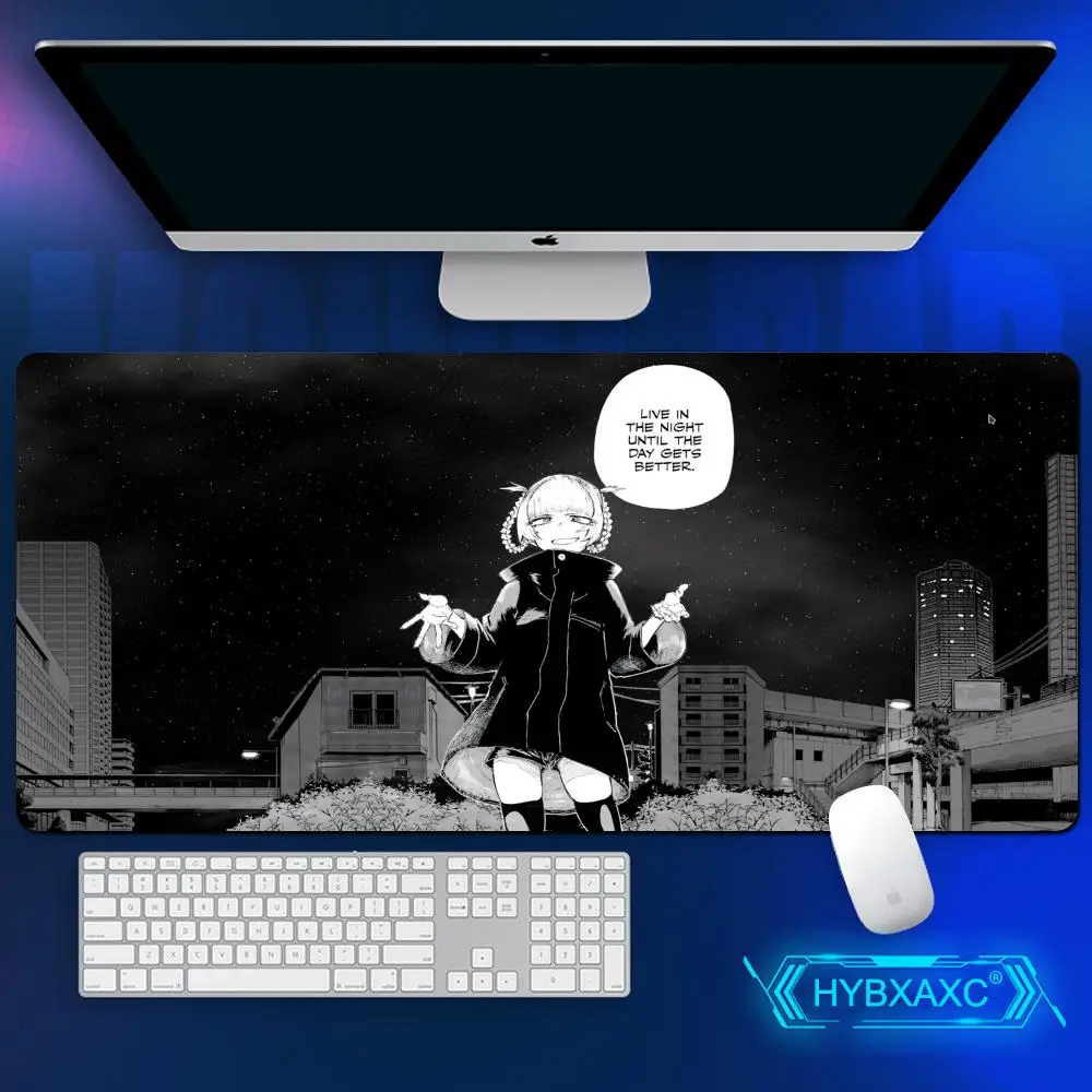 HD-Druck E-Sports Rutschfeste Anime Call of The Night Mausmatte PC-Zubehör Schreibtischunterlage Tastaturmatte Große Matte Spielmatte