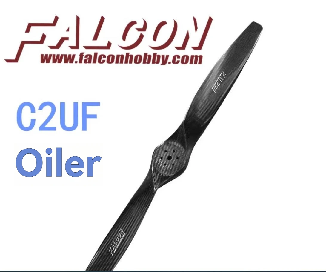 FALCON C2UF المروحة الكهربائية من ألياف الكربون 26 28 30 32 32.5 34 بوصة كفاءة عالية للطائرات بدون طيار ذات الجناح الثابت FPV