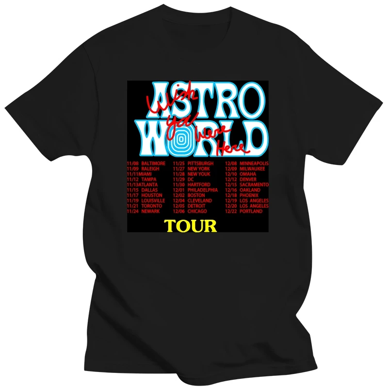 2023 ASTROWORLD T Shirt Men Women Cactus Jack 100% Cotton O-Neck T-Shirt Summer Streetwear Swag Hip Hop Tee Tops