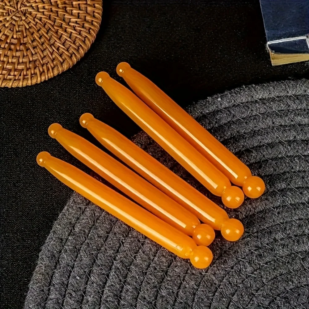 2 Horn-Shaped Gua Sha Massage Sticks, Universal Beauty Sticks for Foot Soles, Neck, and Face
