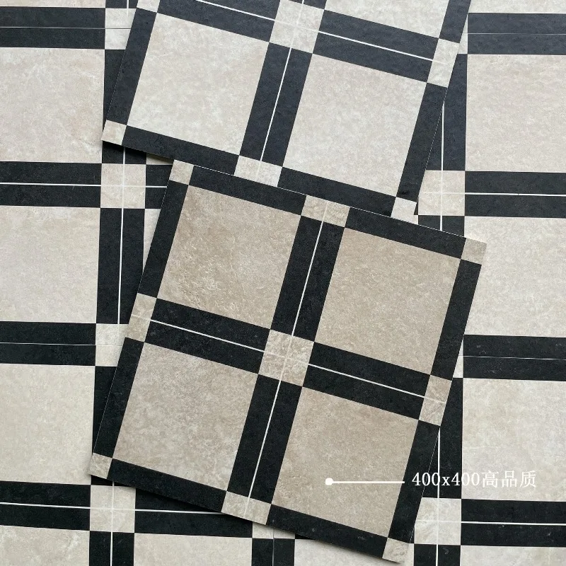 

Lime Stone All-ceramic Tile 400x400 French Bathroom Kitchen Balcony Homestay Courtyard Non-slip