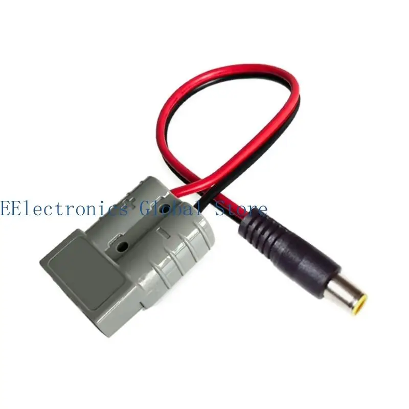 462B Battery Charge Cord with SB50 End and DC7909 Tip, Tinned Wire Cable for Outdoor Energy and Solar Battery Tasks