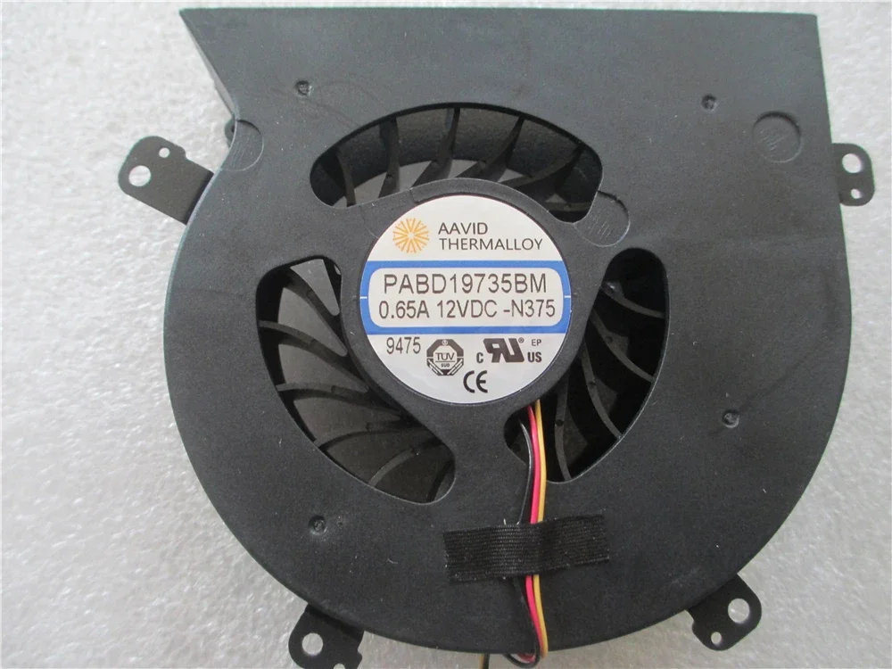 NEW ORIGINAL CPU COOLING FAN COOLER FAN for  MSI VR ONE 6RE-012CN AAVID THERMALLOY PABD19735MB 0.65A 12VDC -N375 3PIN