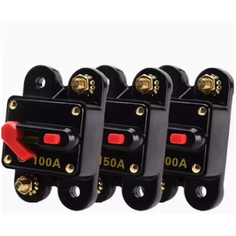 30A - 300A Auto yacht RV Circuit Breaker Fuse Reset 12-48V automatic recoverable circuit breaker fuse holder circuit