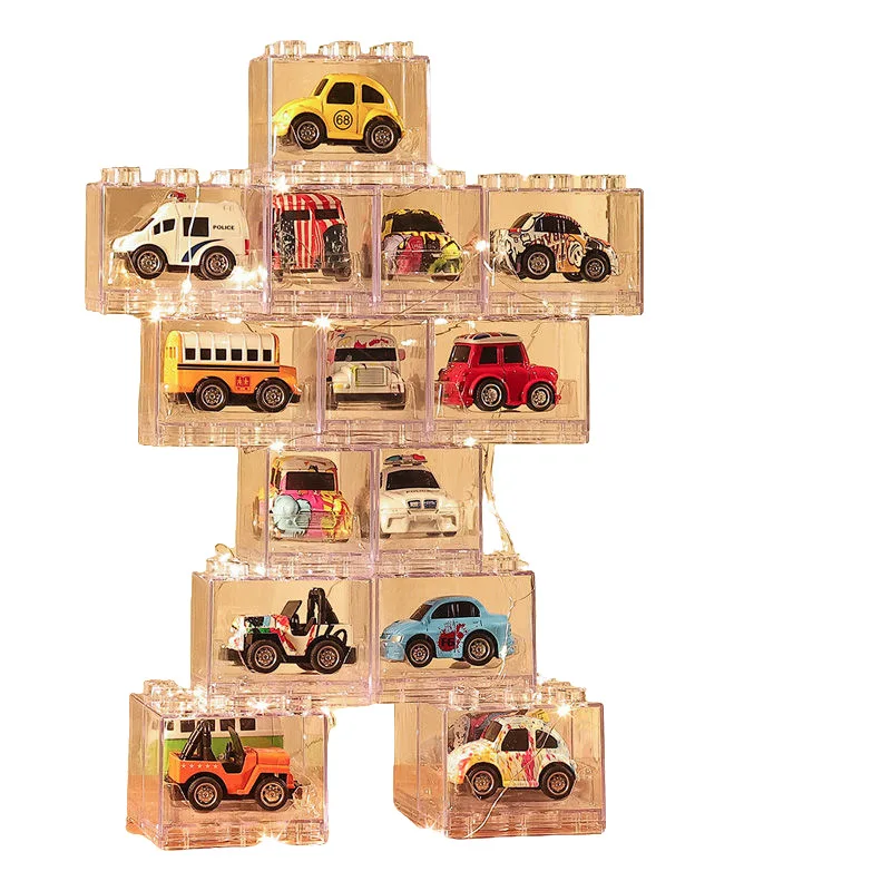 Mini alliage retirer voiture camouflage graffiti bloc de construction voiture enfants jouer maison jouets enfants à collectionner