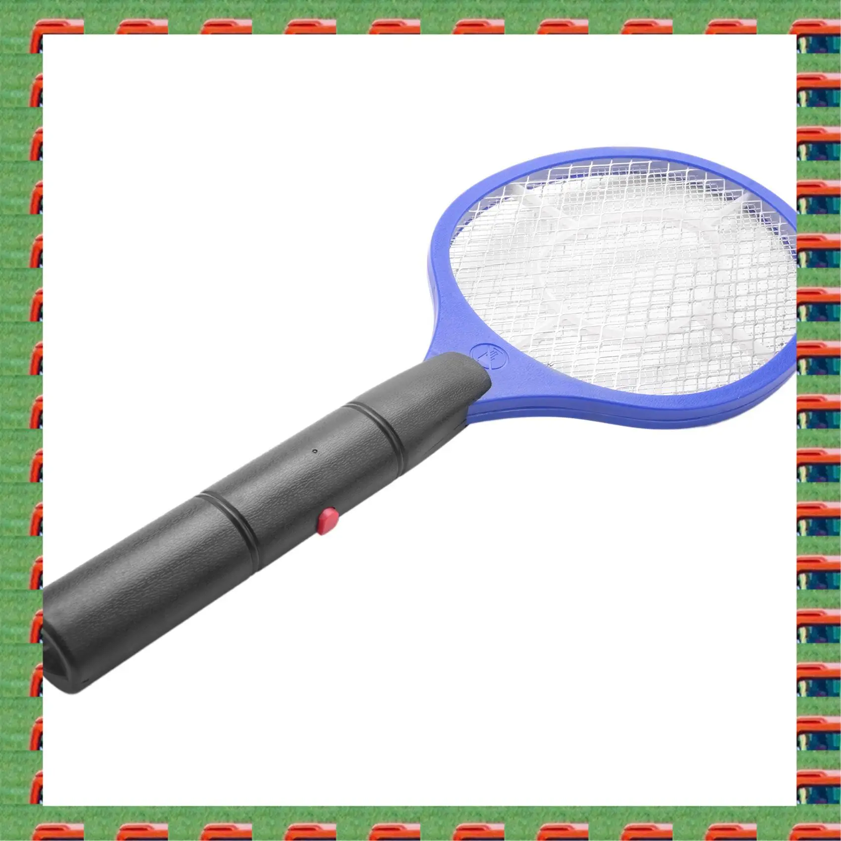 

ABMO 3X Batteries Operated Hand Racket Electric Mosquito Swatter Insect Home Garden Pest Bug Fly Mosquito Swatter Killer