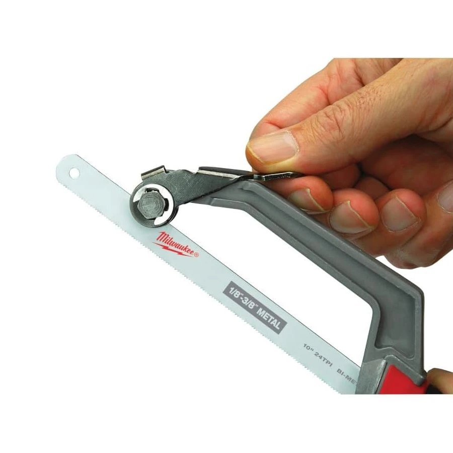 Milwaukee 48-22-0012 HackSaw Compact Metal Hand Adjustable Industrial Grade Cutting Tool