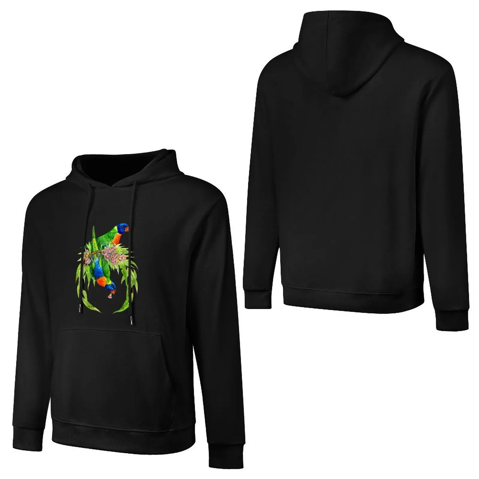 Rainbow Lorikeets Native Wreath Pullover Hoodie koreański styl odzież męska anime odzież bluza z kapturem oversize