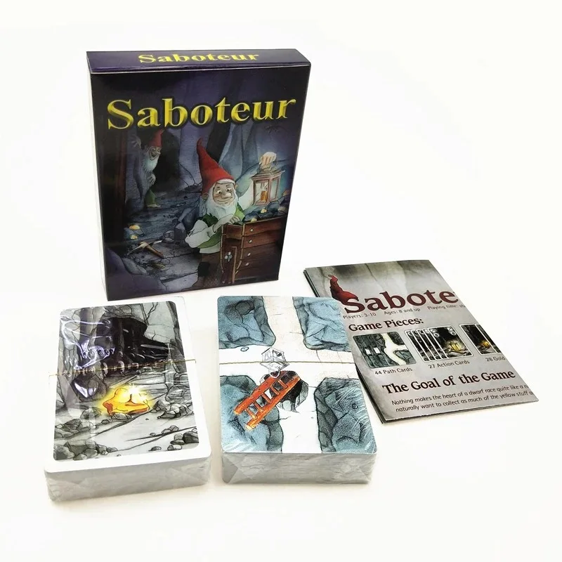 New Saboteur Board Game Cards Playing Card Deck Games Play Cards Board