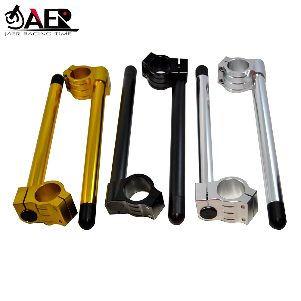 CNC Clipons 50MM Motorcycle Clip Ons Fork handlebars for Suzuki GSXR600 GSXR750 GSXR1000 TL1000R GSXR1100 RGV250