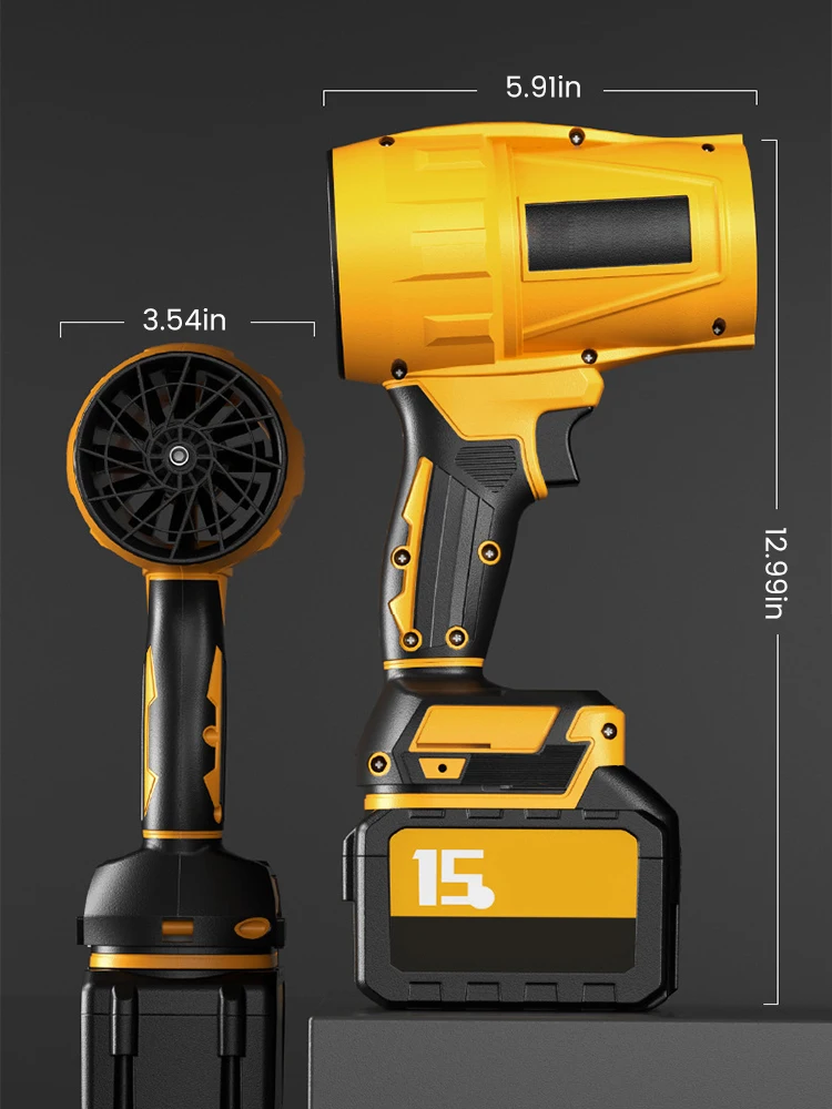 Ventilateur Turbo sans balais Super puissant, 50000r/min, outil de soufflage de poussière portatif multifonction, Rechargeable pour batterie Dewalt 18V